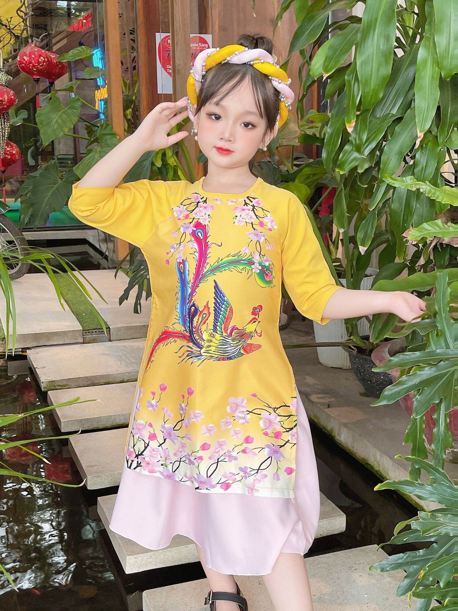 Ao Dai for Girls Phuong Hoang
