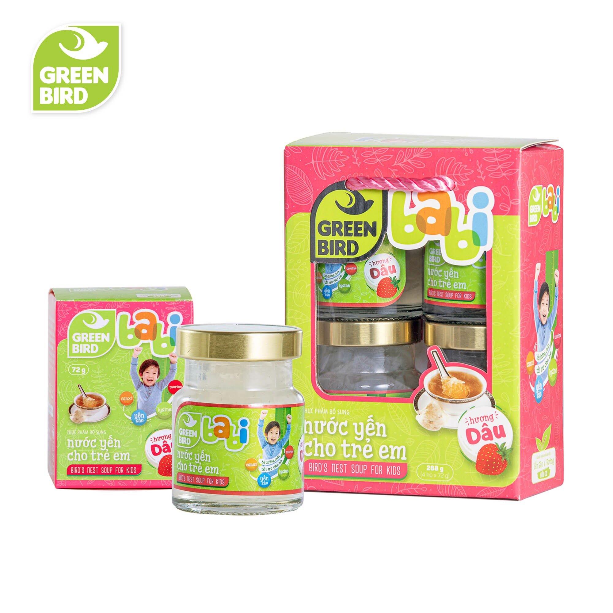 💥💥SALE YẾN BABI GREEN BIRD(LỐC 4 HŨ)