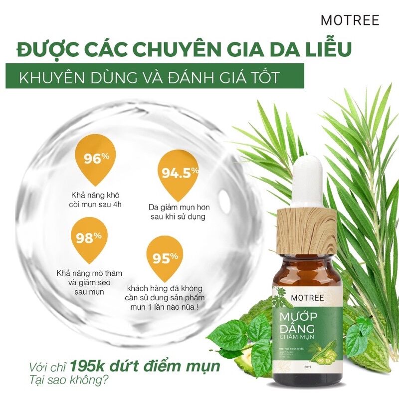 Serum chấm mụn mướp đắng Motree