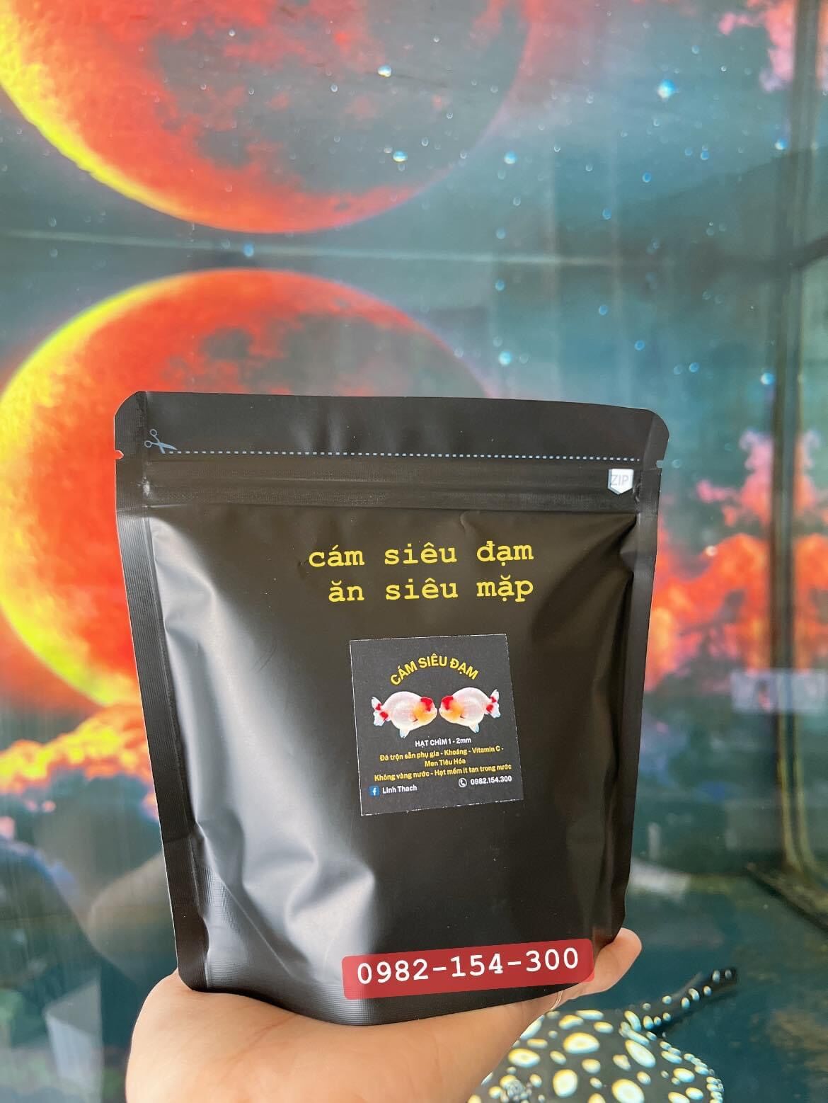 [Tặng mã 50k] CÁM SIÊU ĐẠM SIÊU BÉO CAO CẤP CHO CÁ CẢNH , TÉP CẢNH
