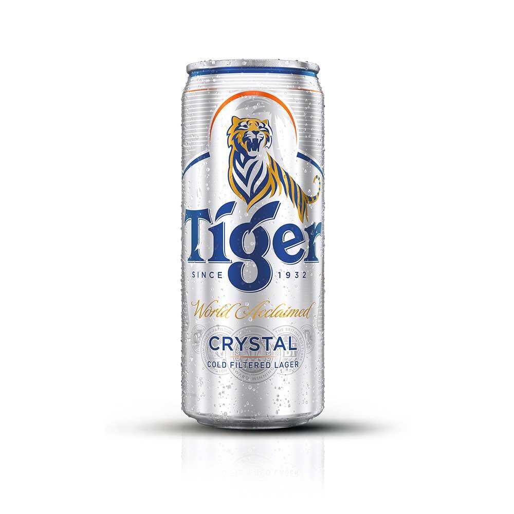 Tiger Crystal - tiger bạc 330ml/lon - mẫu Xuân 2024