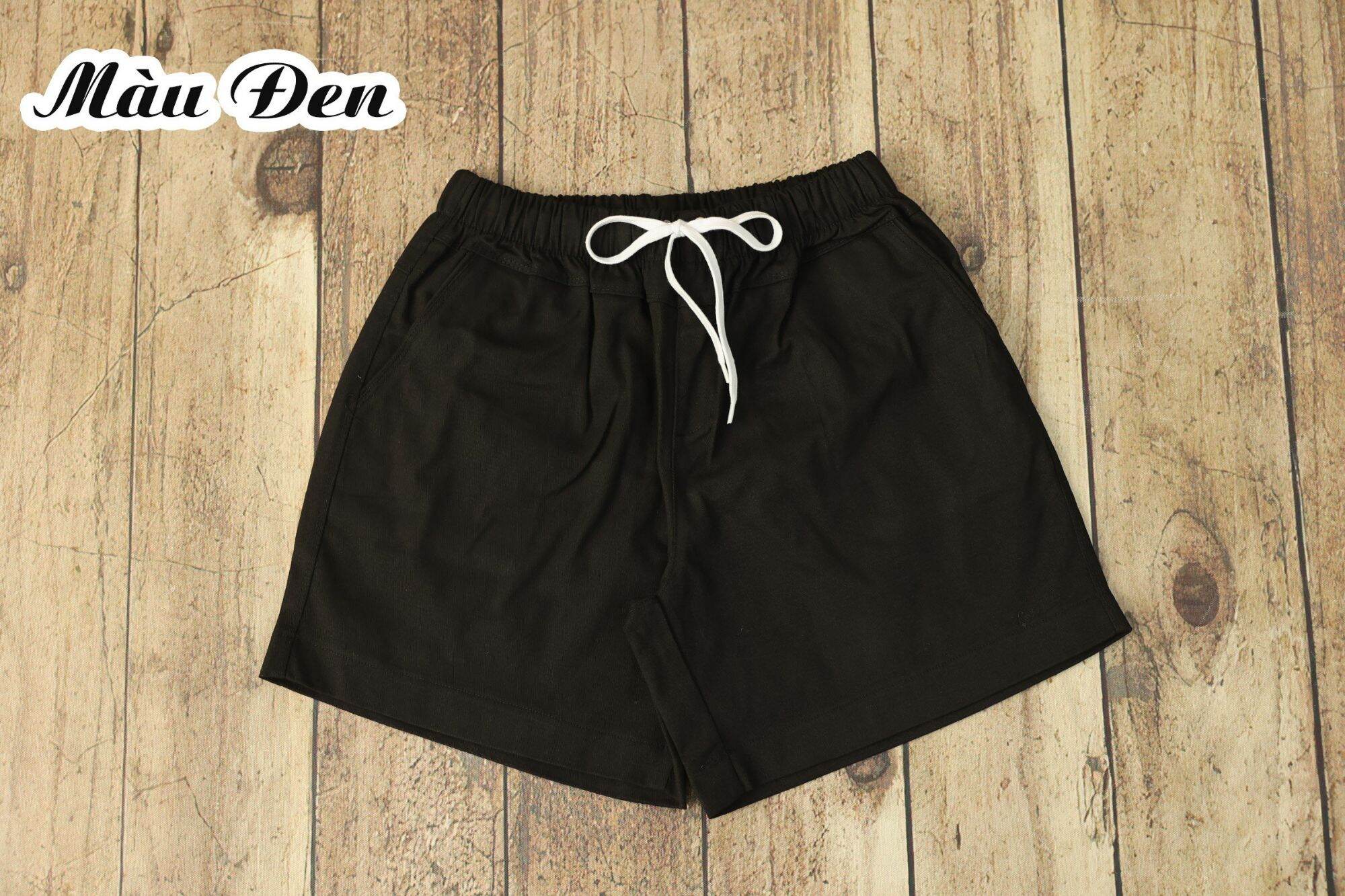 QUẦN SHORT NỮ KAKI LƯNG THUN