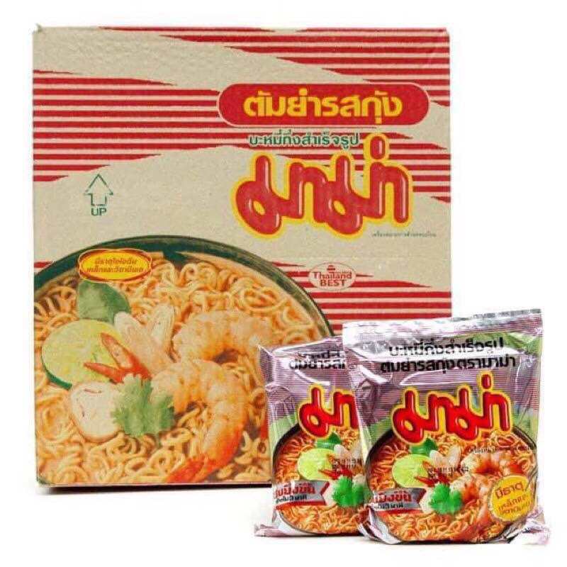 THÙNG 30 GÓI MÌ MAMA TOMYUM CHUA CAY THÁI LAN ❤️