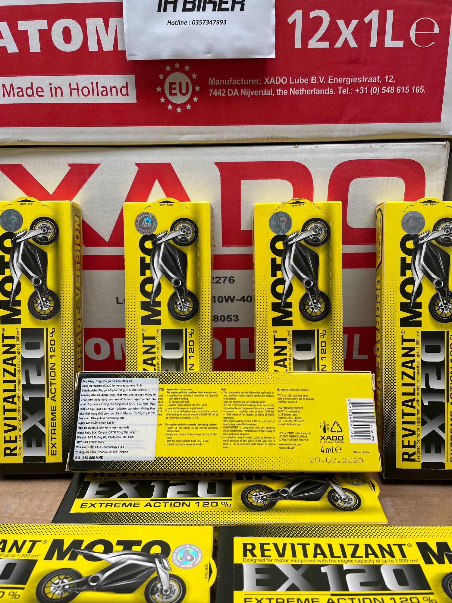 Hoạt chất phục hồi động cơ phủ ceramic Xado Ex120