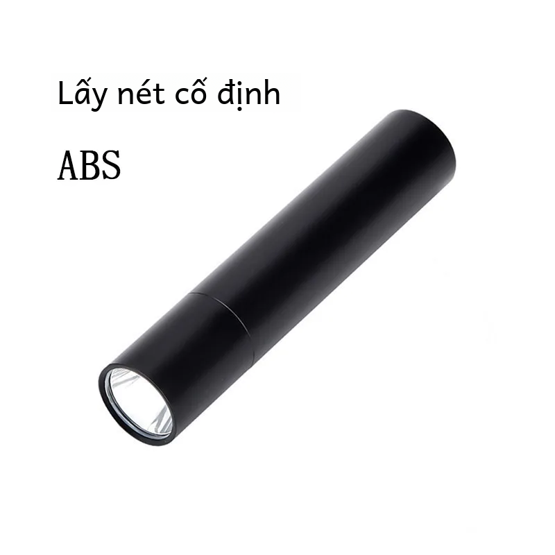 Đèn pin led mini sạc đa năng tầm xa di động siêu sáng hộ gia đình nhỏ mini cầm tay lồng đèn