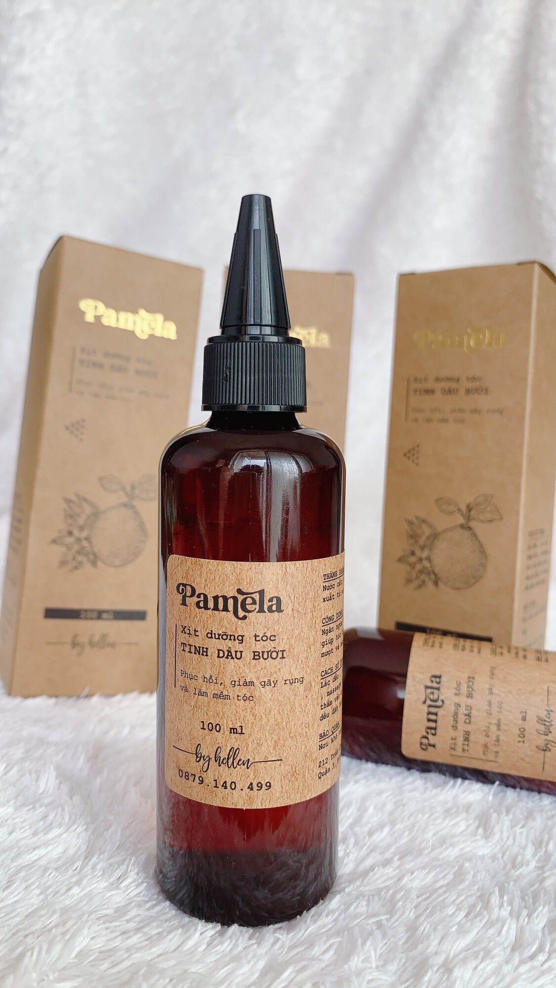 Tinh dầu bưởi mọc tóc Pamela 100ml