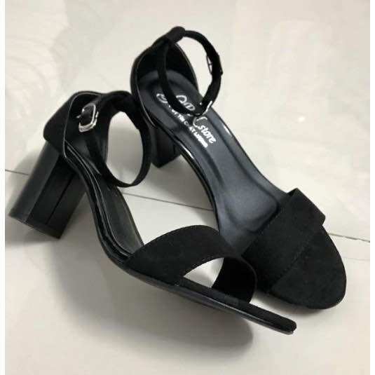 Giày cao gót 5cm 7cm quai ngang bít gót (Sz 35-40)