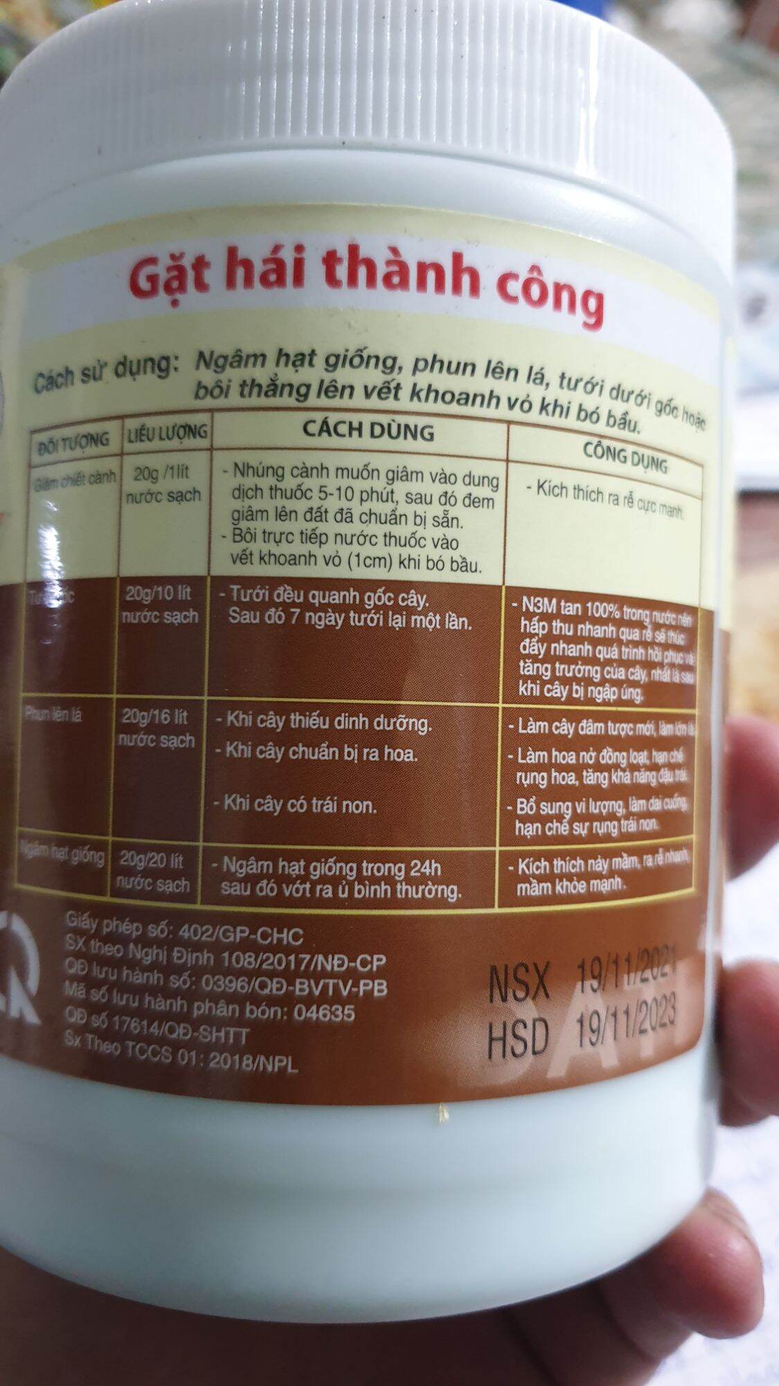 Ra Rễ Cực Mạnh - N3M - 500G