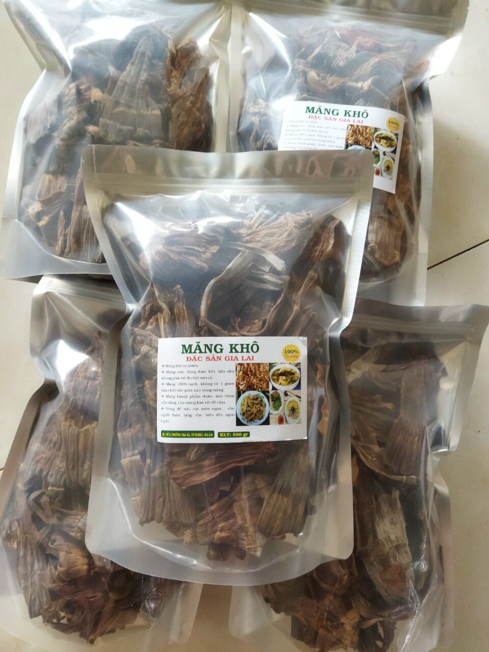 1kg măng khô ngon Gia Lai