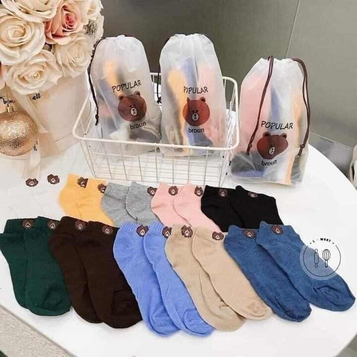 Set tất gấu 10 đôi