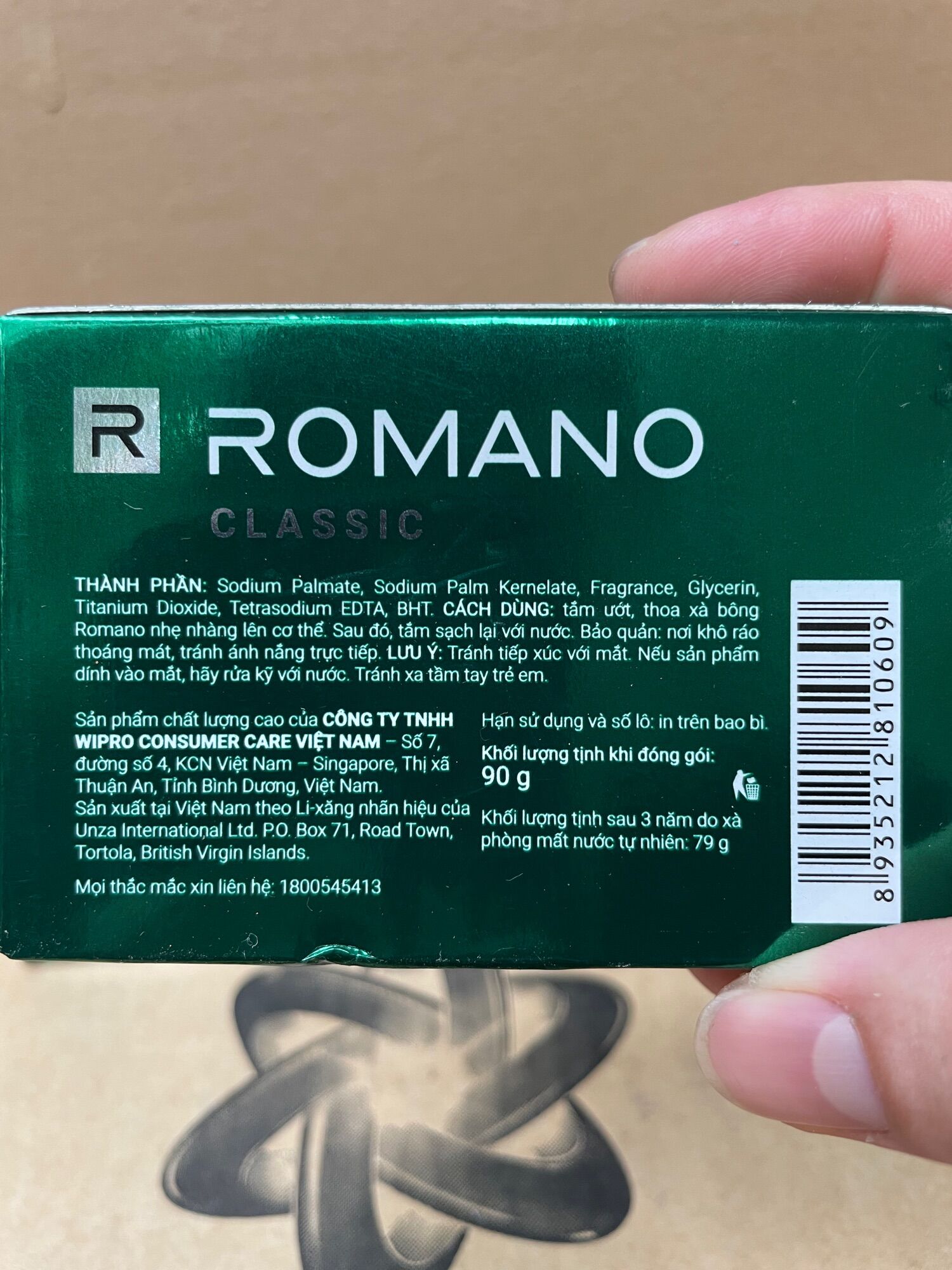 Bánh Xà Bông Romano Classic 90g