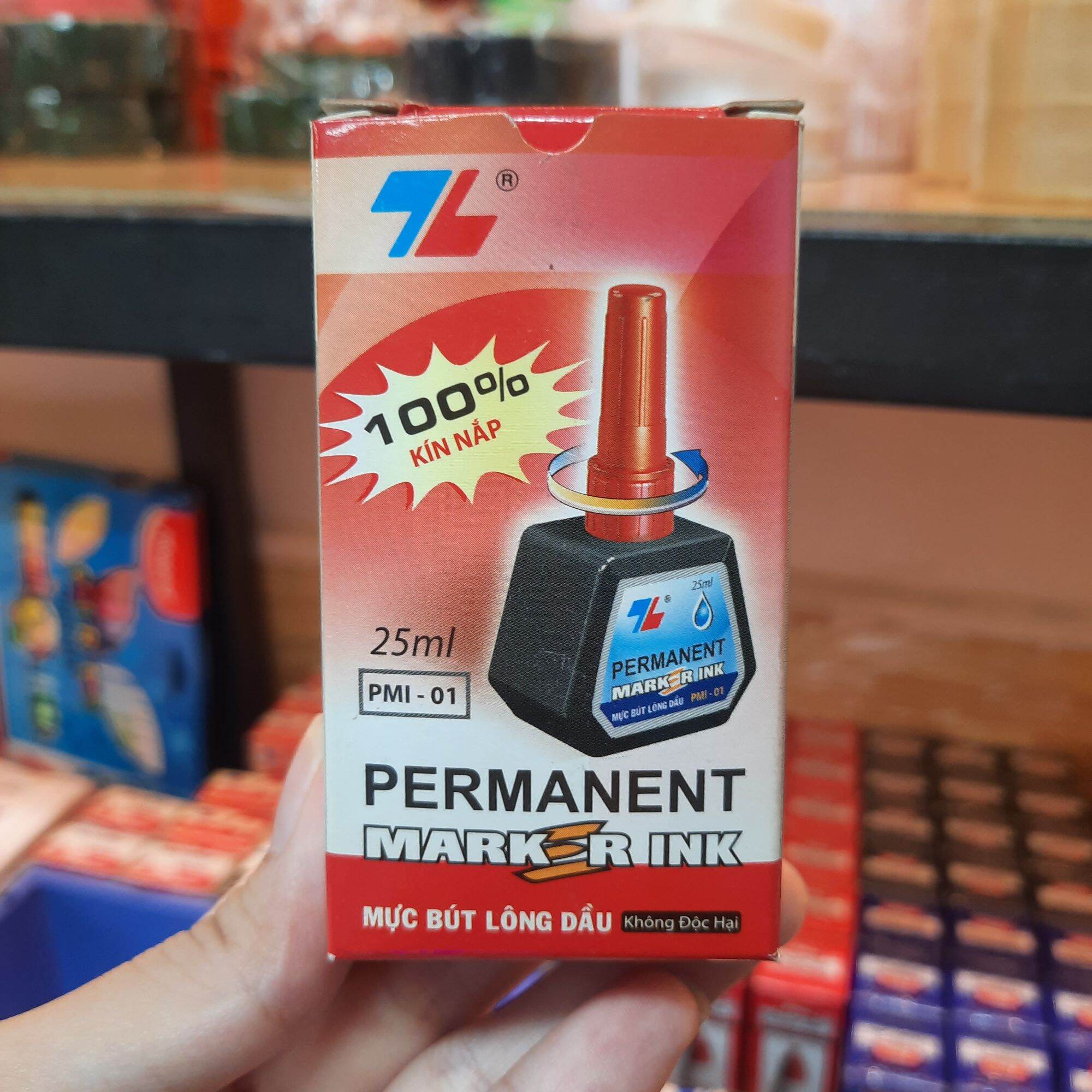 MỰC BÚT LÔNG DẦU ĐỎ PMI-01