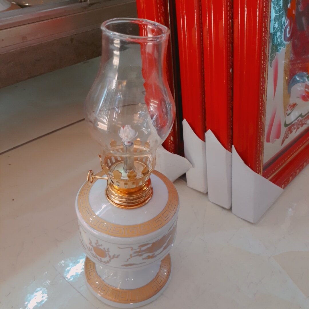 Đèn dầu rồng cao 20cm