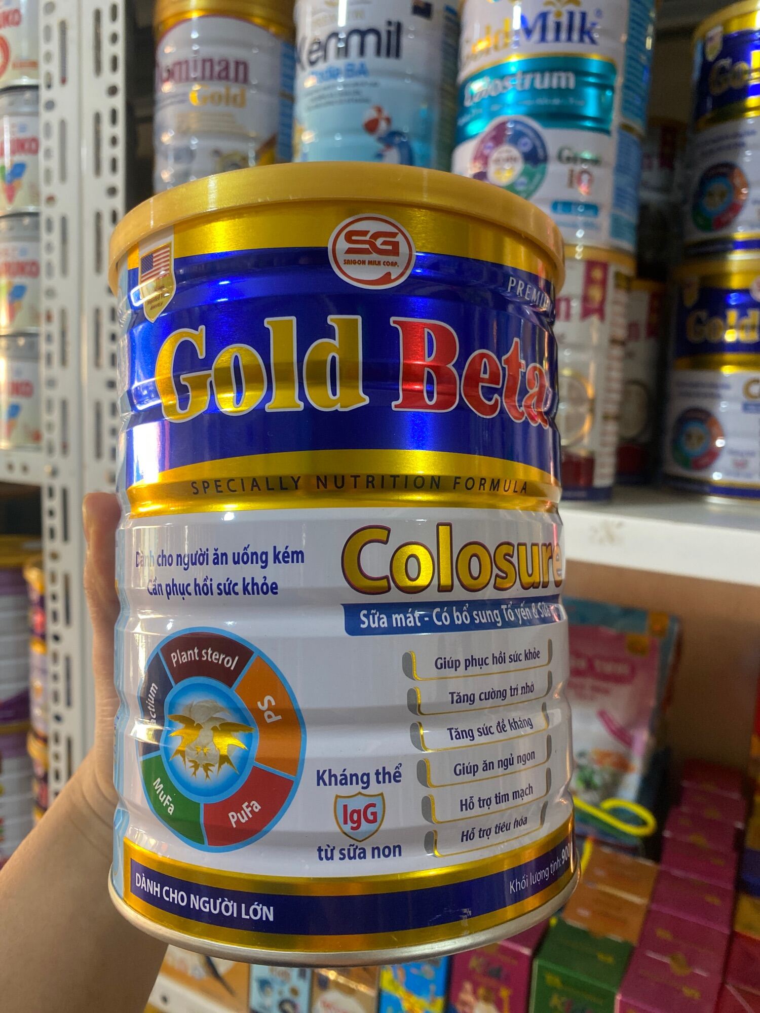 Sữa Gold beta colosure 900g