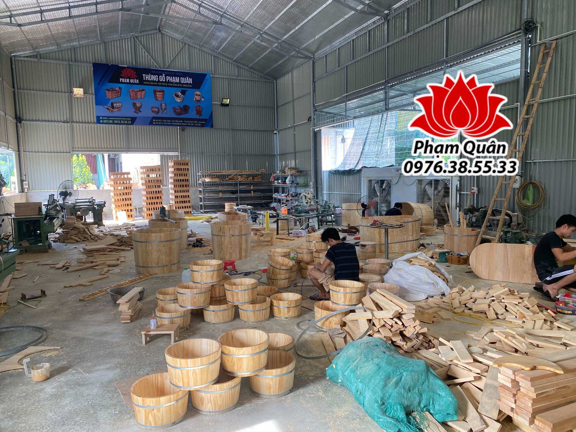 Chậu gỗ ngâm chân, chậu ngâm chân gỗ thông