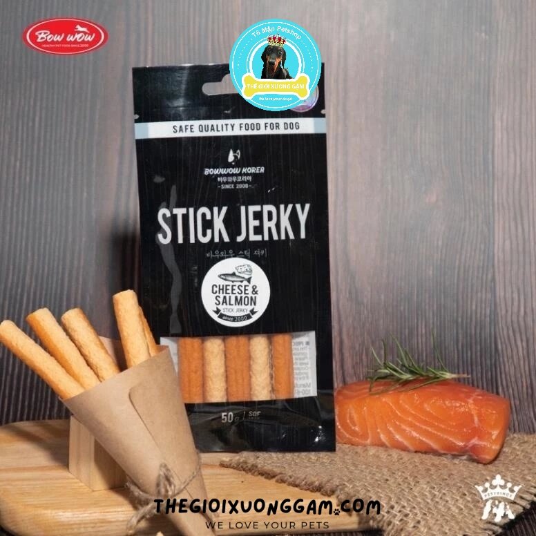 [HCM] THỊT QUE MỀM BOWWOW CHO CHÓ 50GR