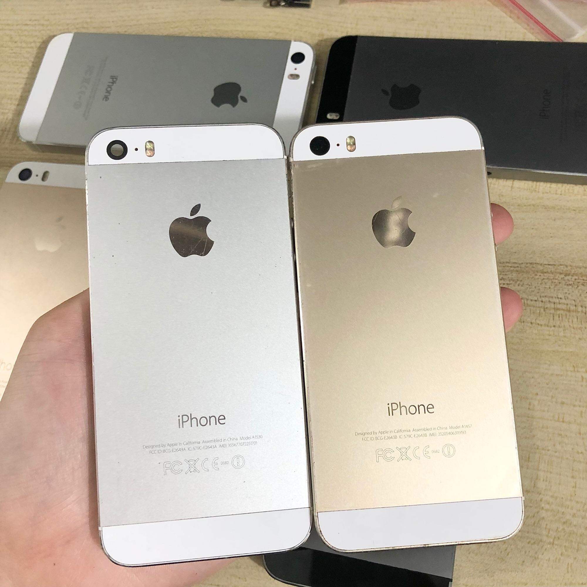 Vỏ Đt Táo Zin 5s (97%) Full Linh Kiện ( Cụm Sạc, Chuông, Anten...) Hàng Cao Cấp.