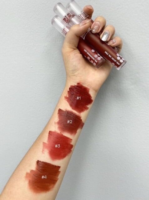 Son kem Romand Milk Tea Velvet Tint