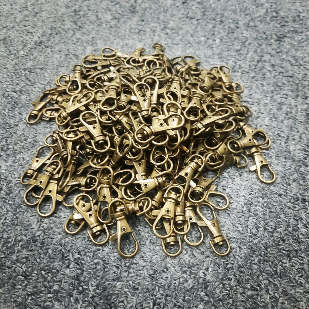 SÉT 5 MÓC KHÓA D MẠ ĐỒNG GIẢ CỔ