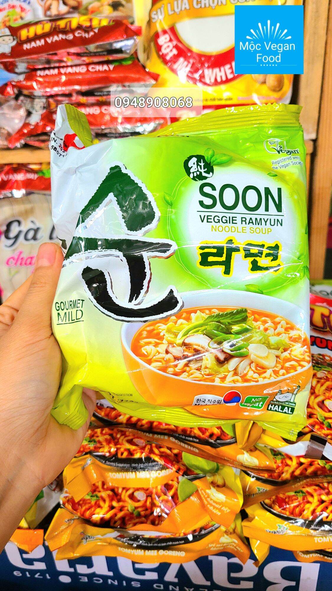 Mì thuần chay nongshim hàn quốc 112g