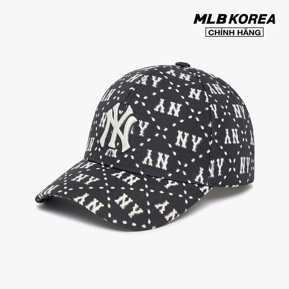 Mlb - nón bóng chày unisex dia monogram structured 3acpm023n-50bks