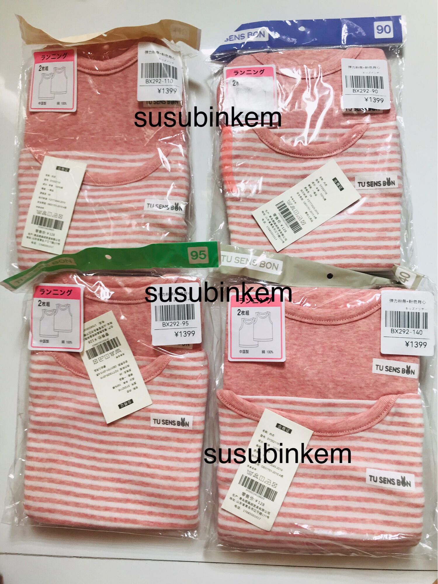áo ba lỗ bé gái