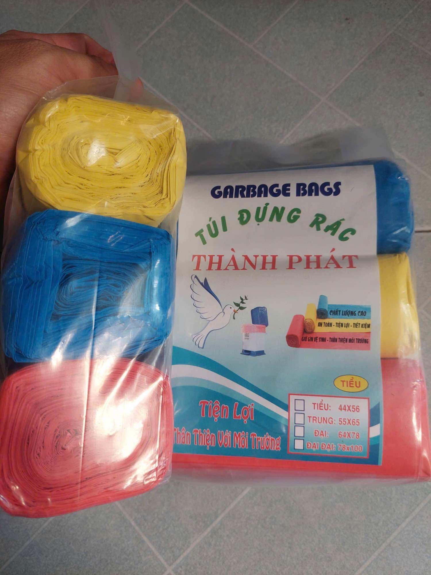 [HCM]TÚI ĐỰNG RÁC NHIỀU MÀU SIZE TIỂU ( 44X55)