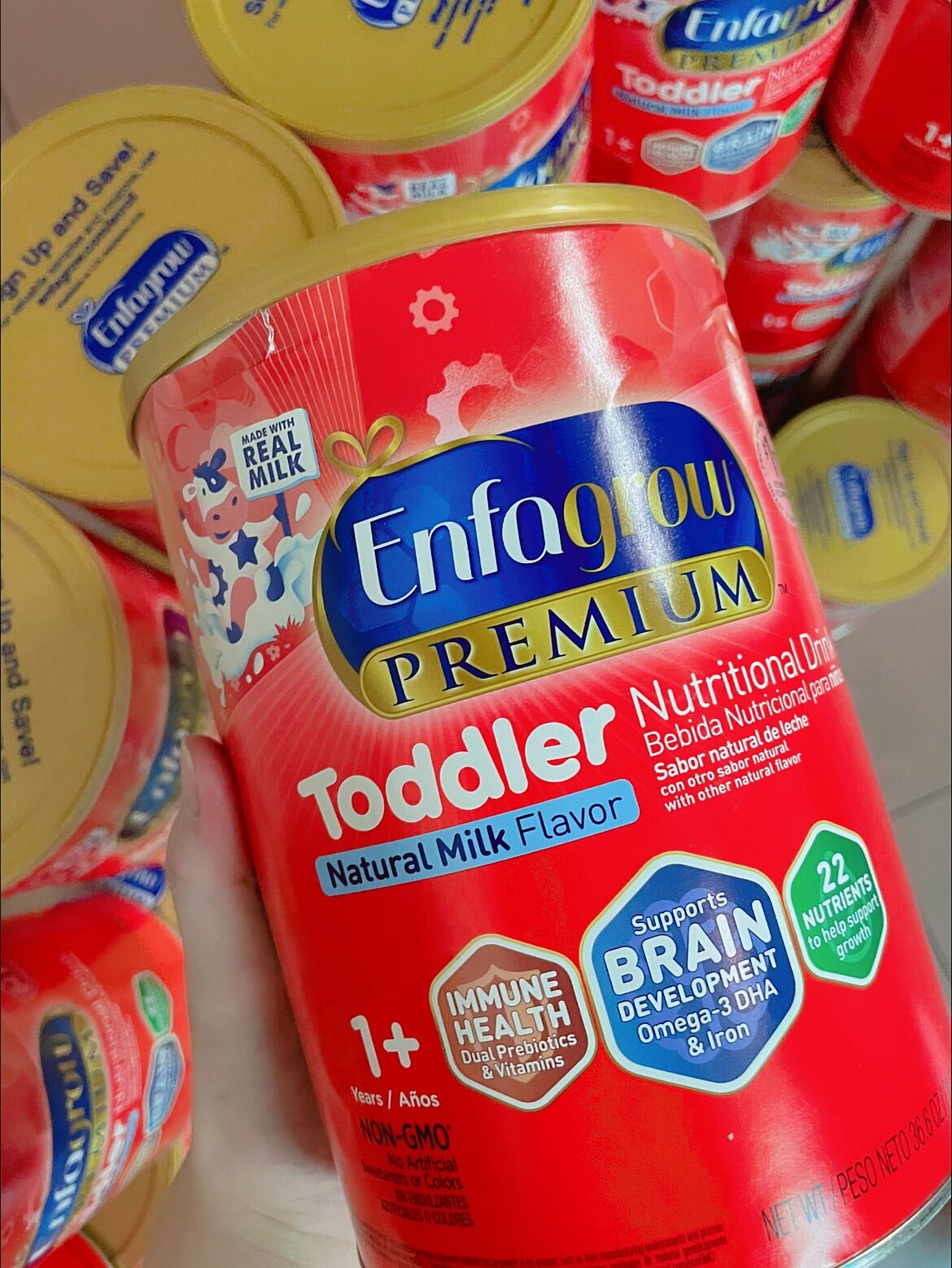 [DATE 10/24]SỮA 𝐄𝐍𝐅𝐀𝐆𝐑𝐎𝐖 ĐỎ - Nắp Vàng- Enfagrow Premium Toddler Next Step 1,04kg
