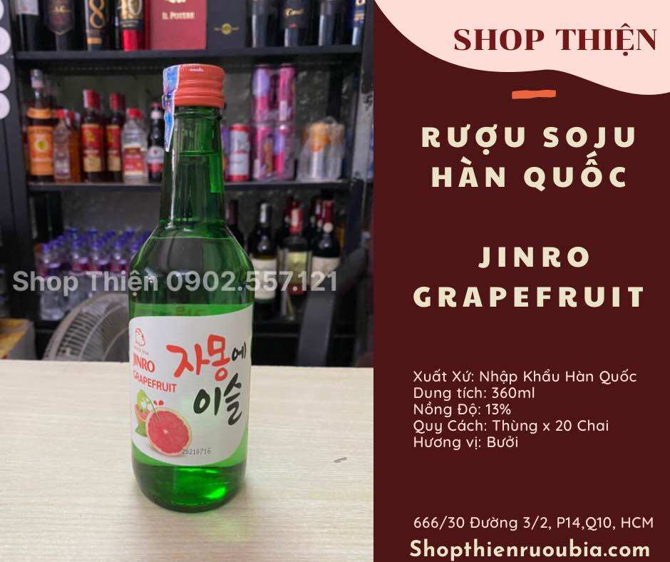 Sô Chu Soju Hàn Quốc JINRO 360ml