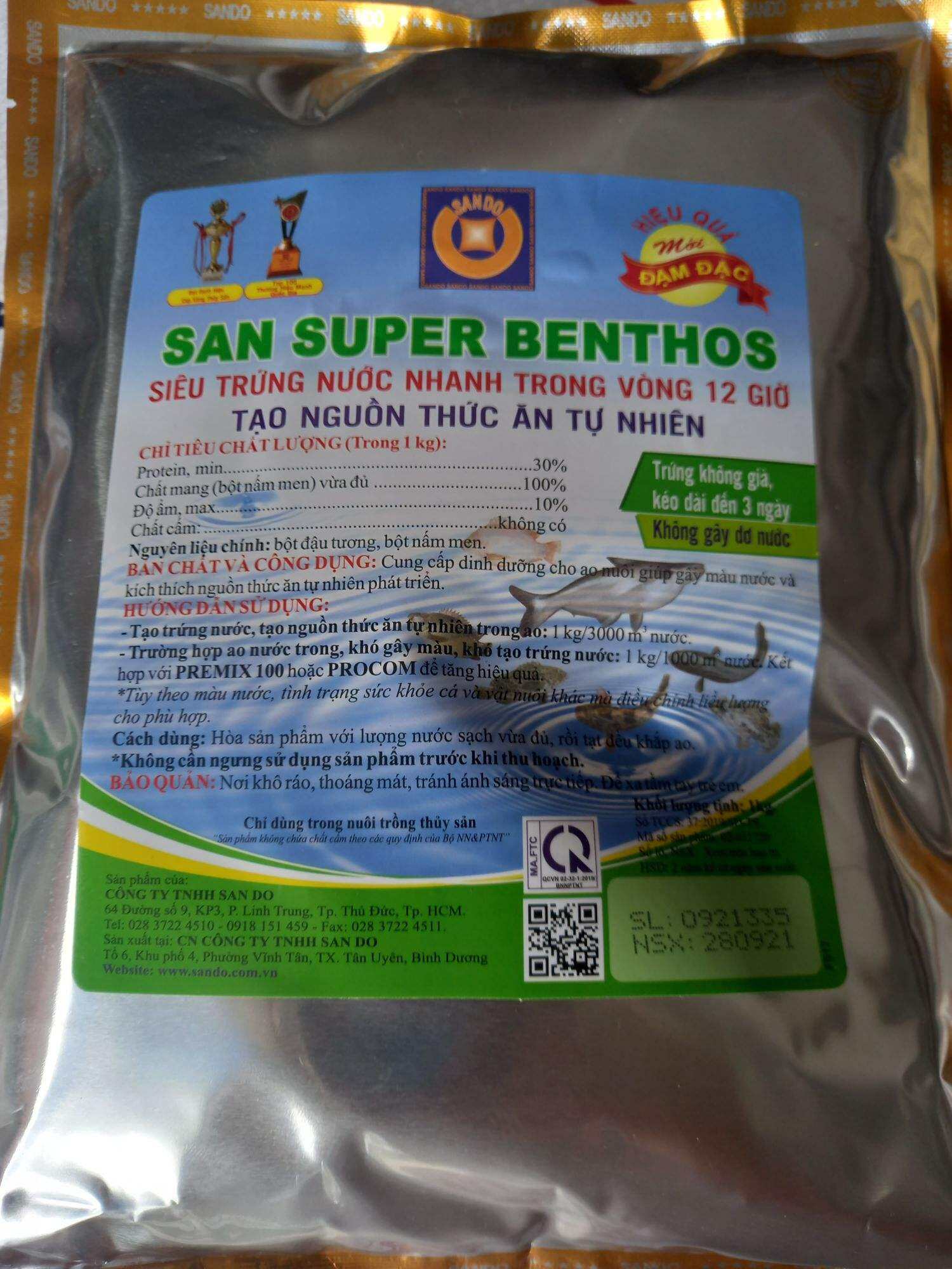 San Super Benthos (2021), tạo bobo, trứng nước, đặc biệt trứng không già, kéo dài đến 3 ngày..