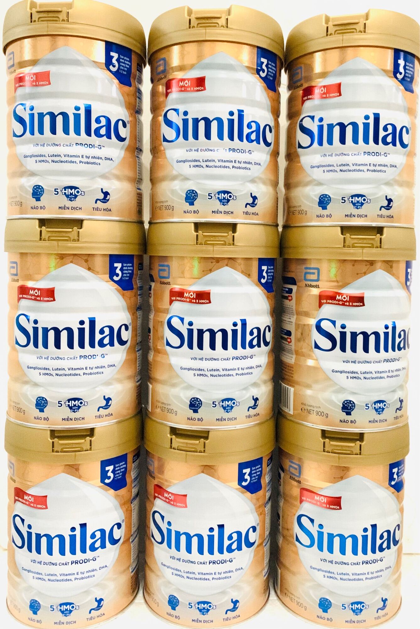 Sữa bột Similac số 3 900g lon Dinh Dưỡng 5G Mới