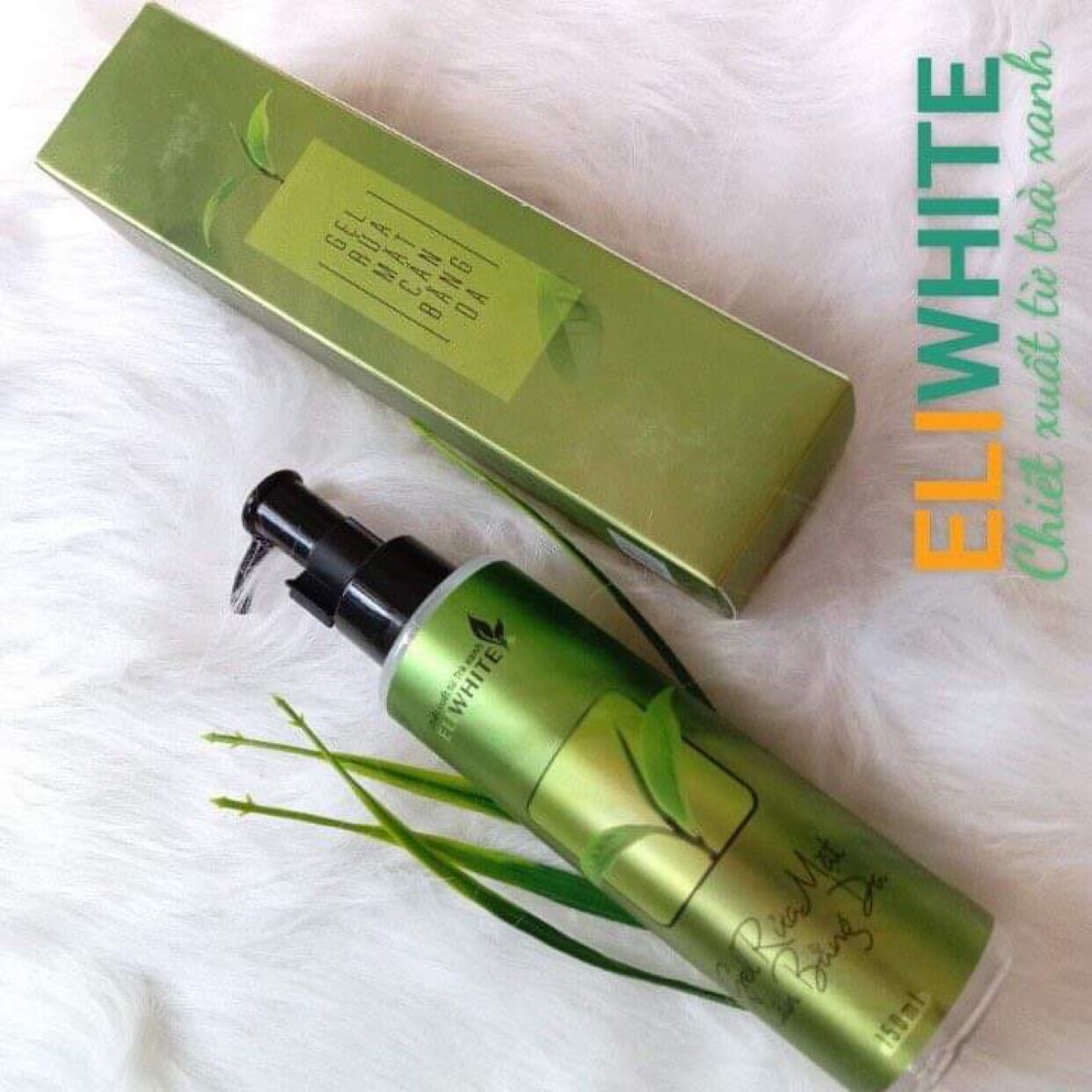 [HCM]Gel rửa mặt cân bằng da Eli White 150ml