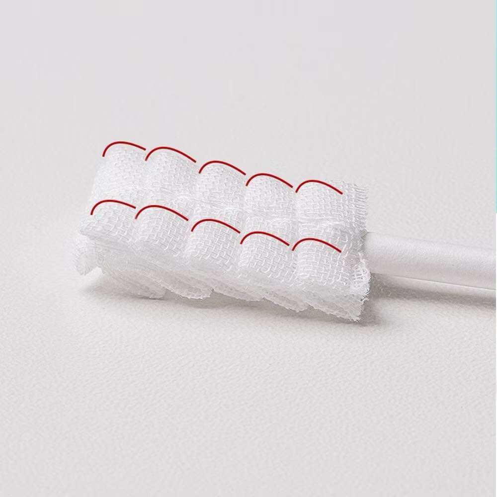 Que Gạc Rơ Lưỡi Vcoool hộp 30 que Vệ Sinh Nướu, Lưỡi, Lợi Bé Sạch Sẽ với Đầu 3D Lượn Sóng Mềm Mại, An Toàn