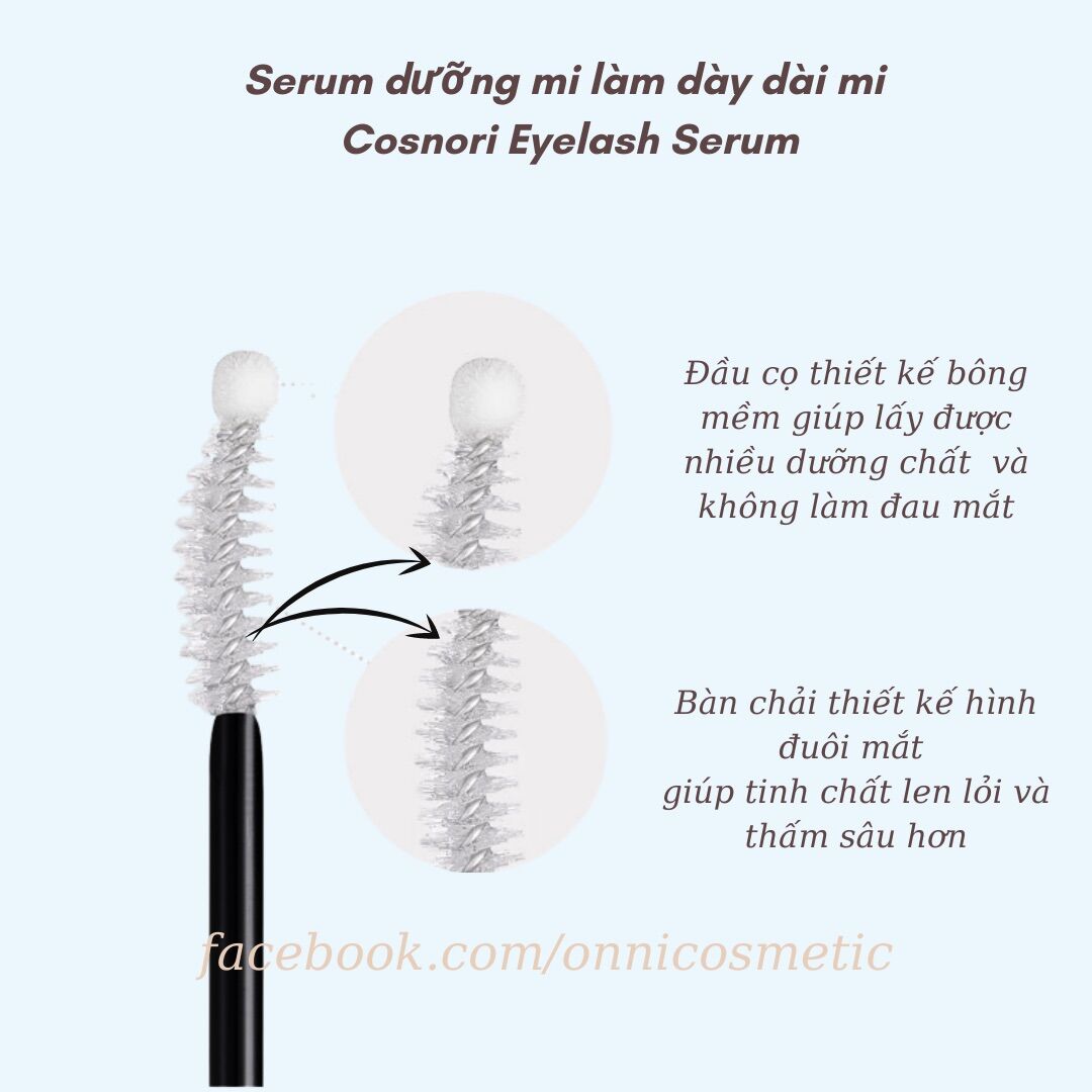 [HCM]Serum dưỡng dài mi Cosnori Long Active Eyelash 9g