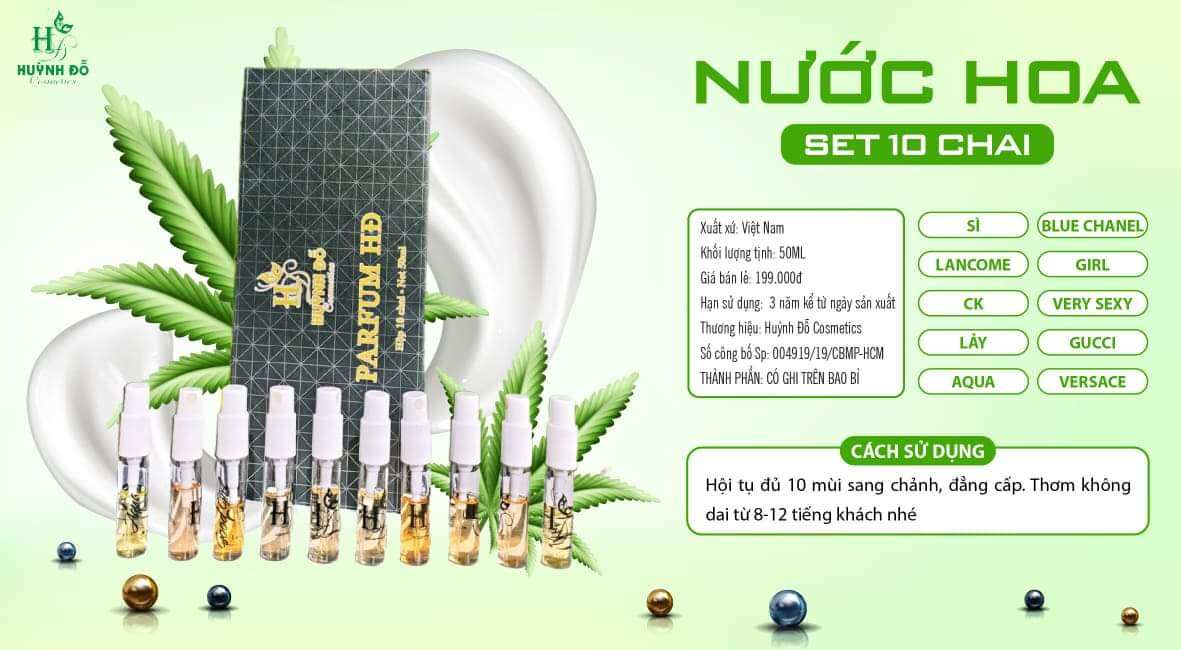 [HCM]set nước hoa Huỳnh Đỗ