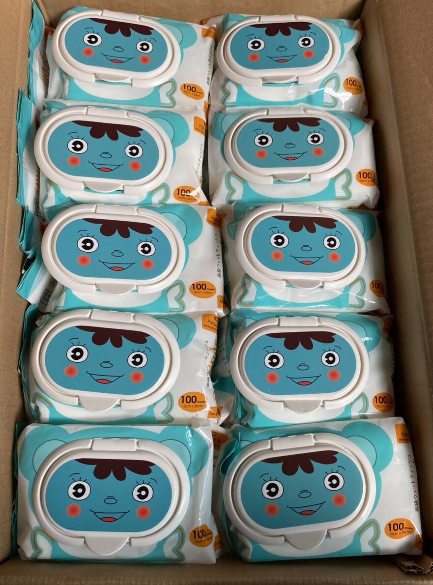 Hộp Khăn Giấy Ướt Baby Wipes 150gr 100 Tờ  15cm 20cm Không Mùi