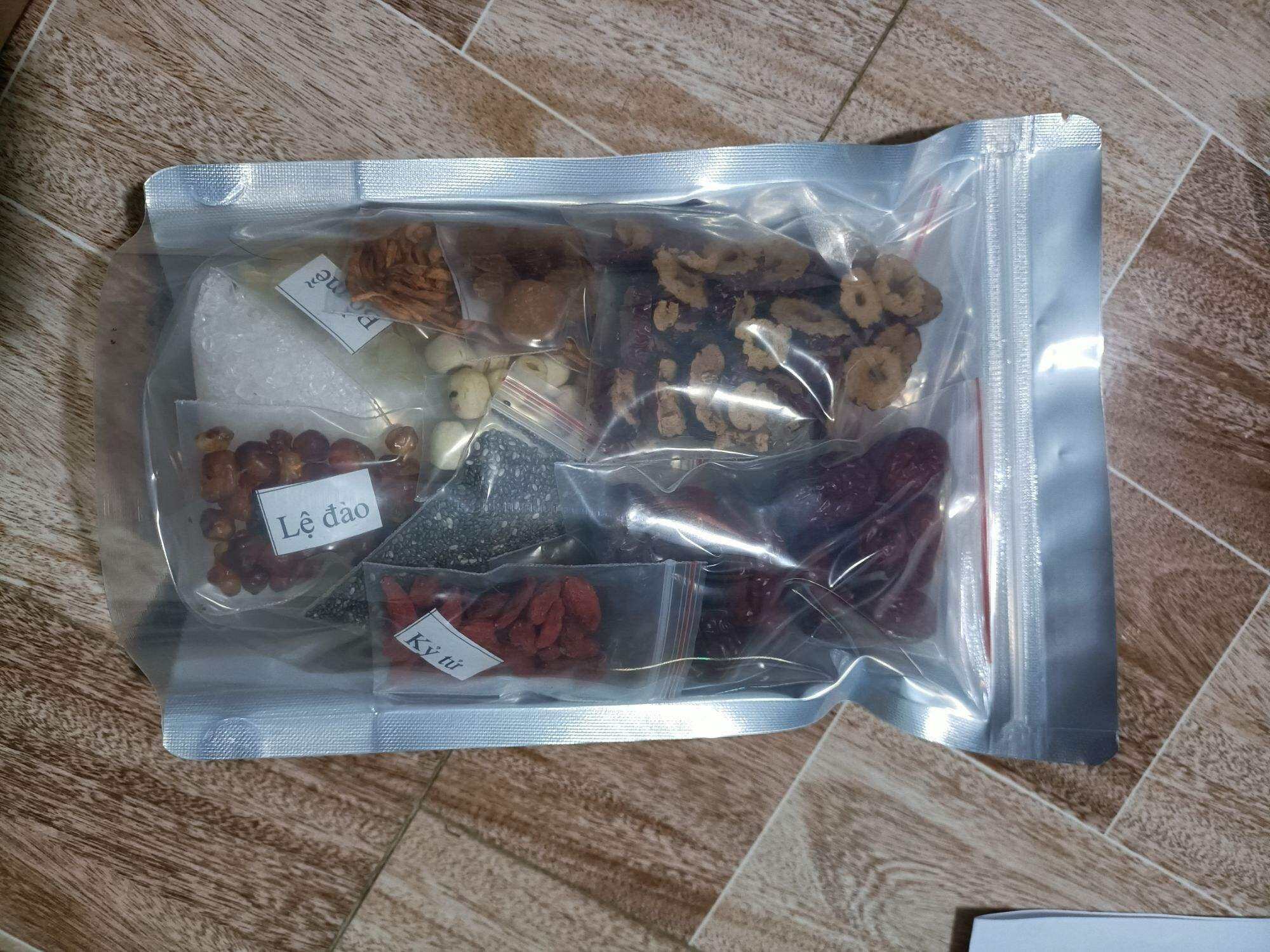 chè dưỡng nhan ( tuyết yến ) 500g 14 vị tặng kèm hạt sen