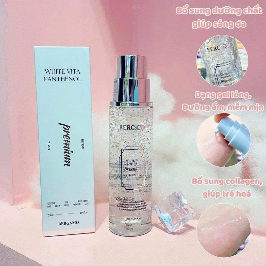 Serum Dưỡng Trắng Da Chống Lão Hoá Bergamo 24K Gold Brilliant Essence Chai 120ml