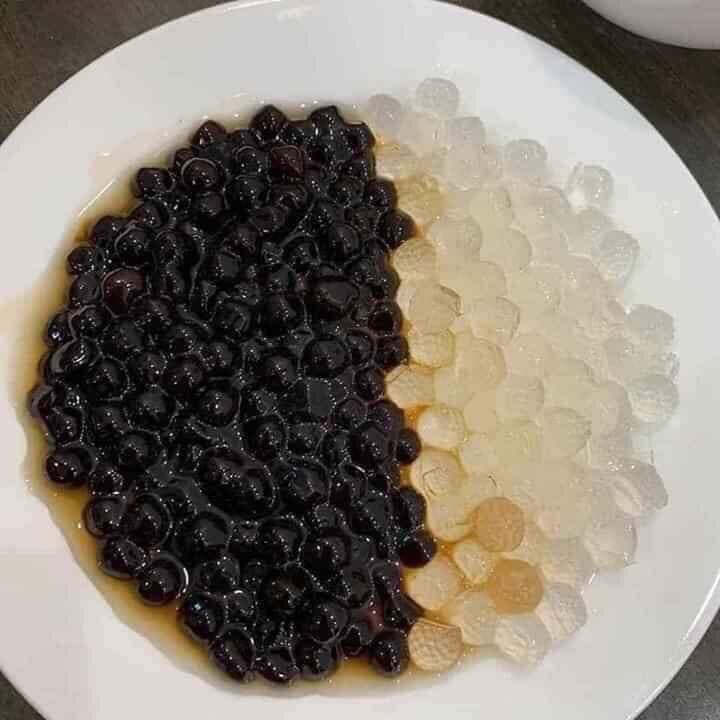 Trân châu 3Q Bibi Jelly đen, loại 2 ký