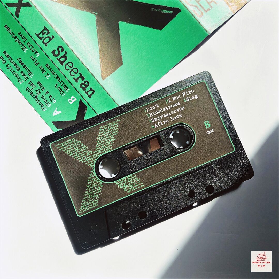 Băng cassette album X - Ed Sheeran (Custom Cassette Tape)