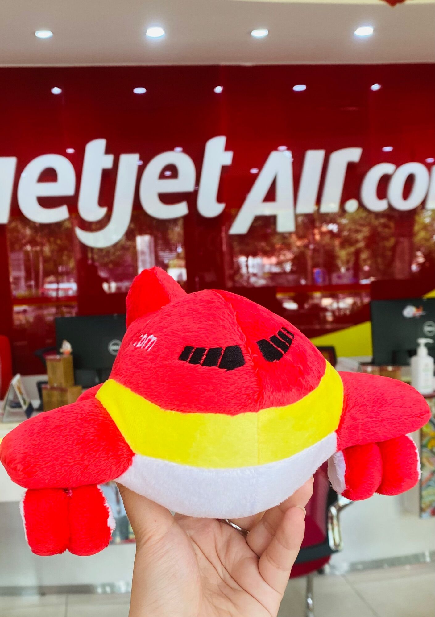 [HCM]Máy bay bông Vietjet