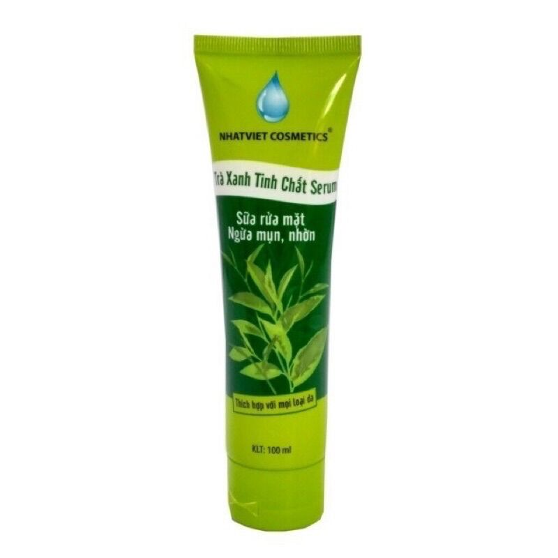 Sữa rửa mặt trà xanh mụn nhờn nhật việt