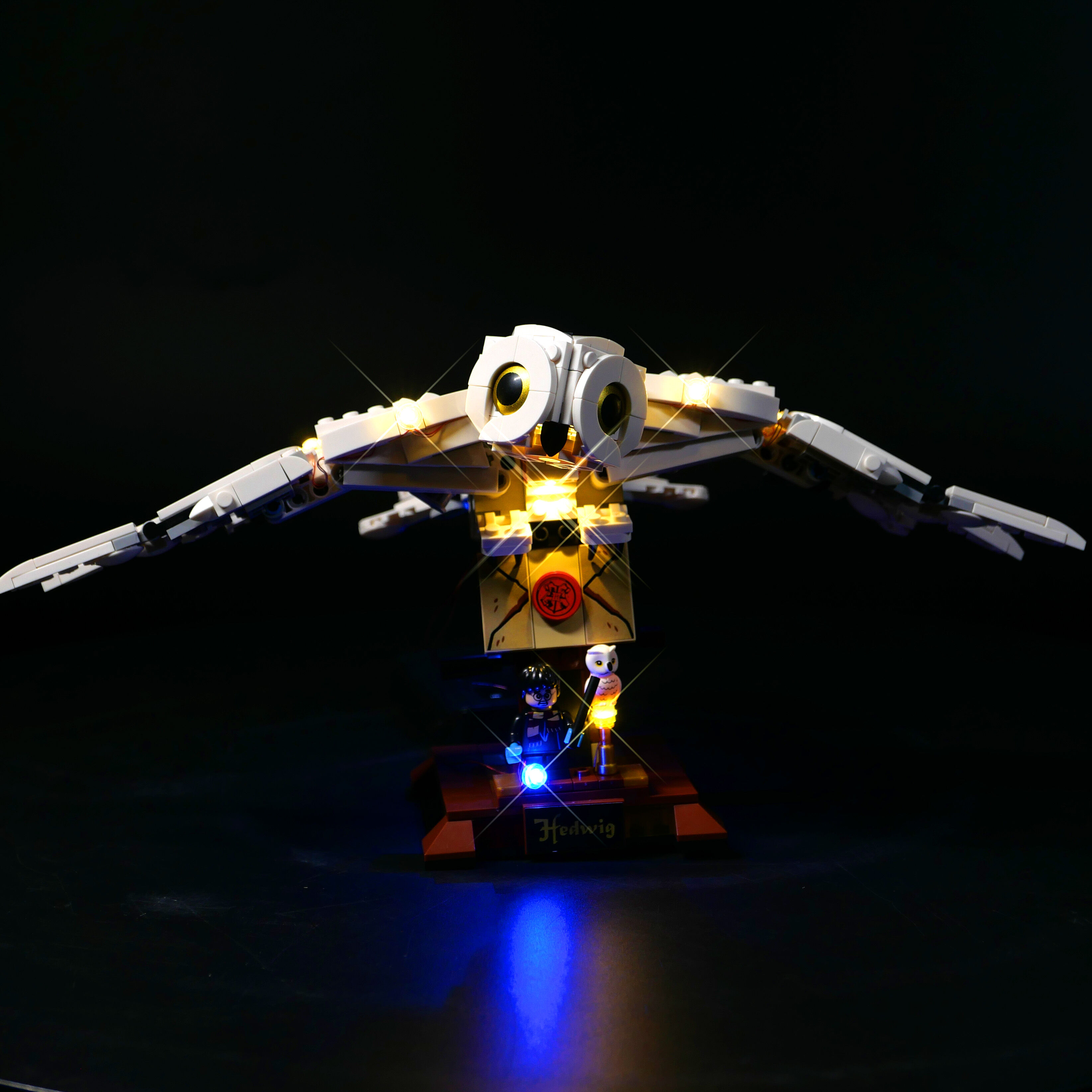 Lepin lighting khối lắp ráp đèn trang trí đèn led nhỏ thích hợp dùng cho lego 75979 harry potter head