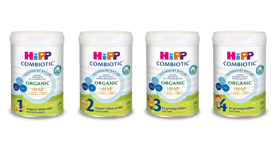 Sữa bột hipp organic combiotic vị nhạt thanh số 1,2,3,4 800g