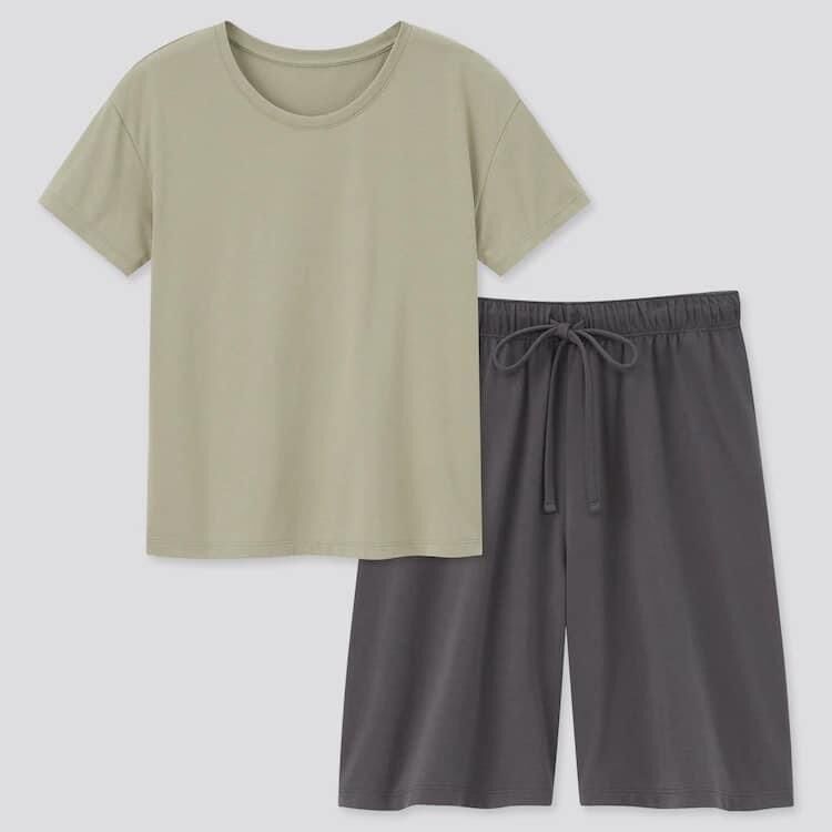 Airism Bộ mặc nhà nữ Uniqlo ( Pick Nhật - Đủ Bill)