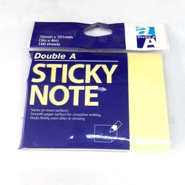 Giấy note ghi chú 3x4 double a