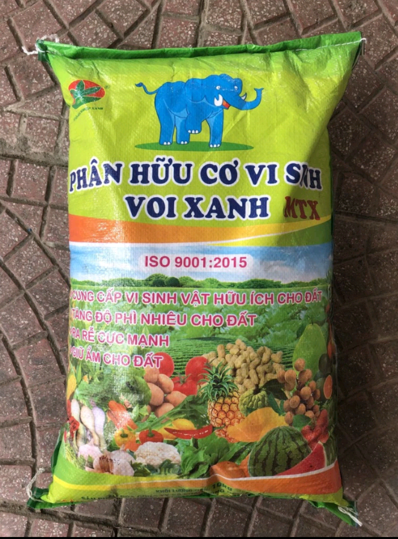 Phân Hữu Cơ Vi Sinh Voi Xanh