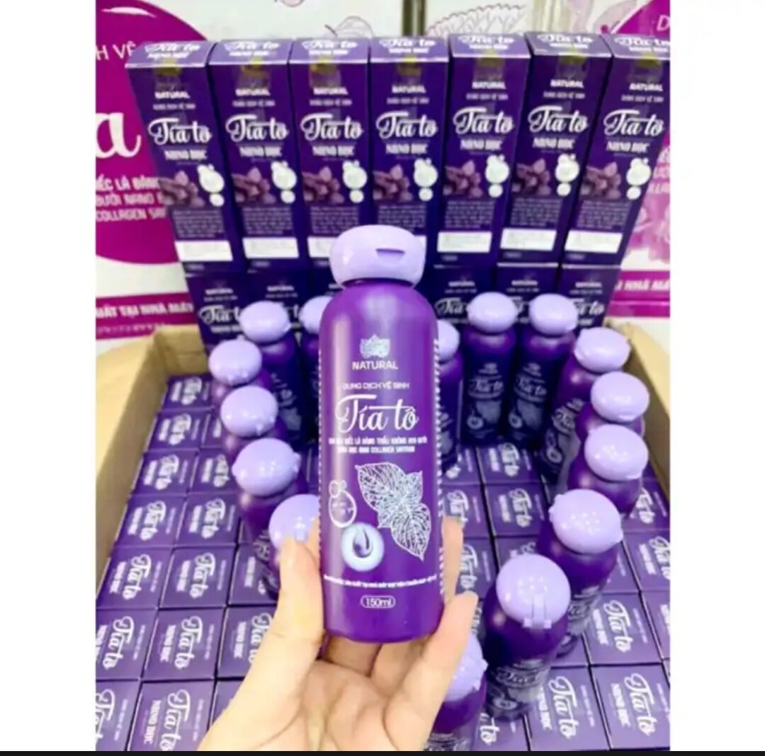 Dung Dịch Vệ Sinh Lá Tía Tô Nano bạc 150ml