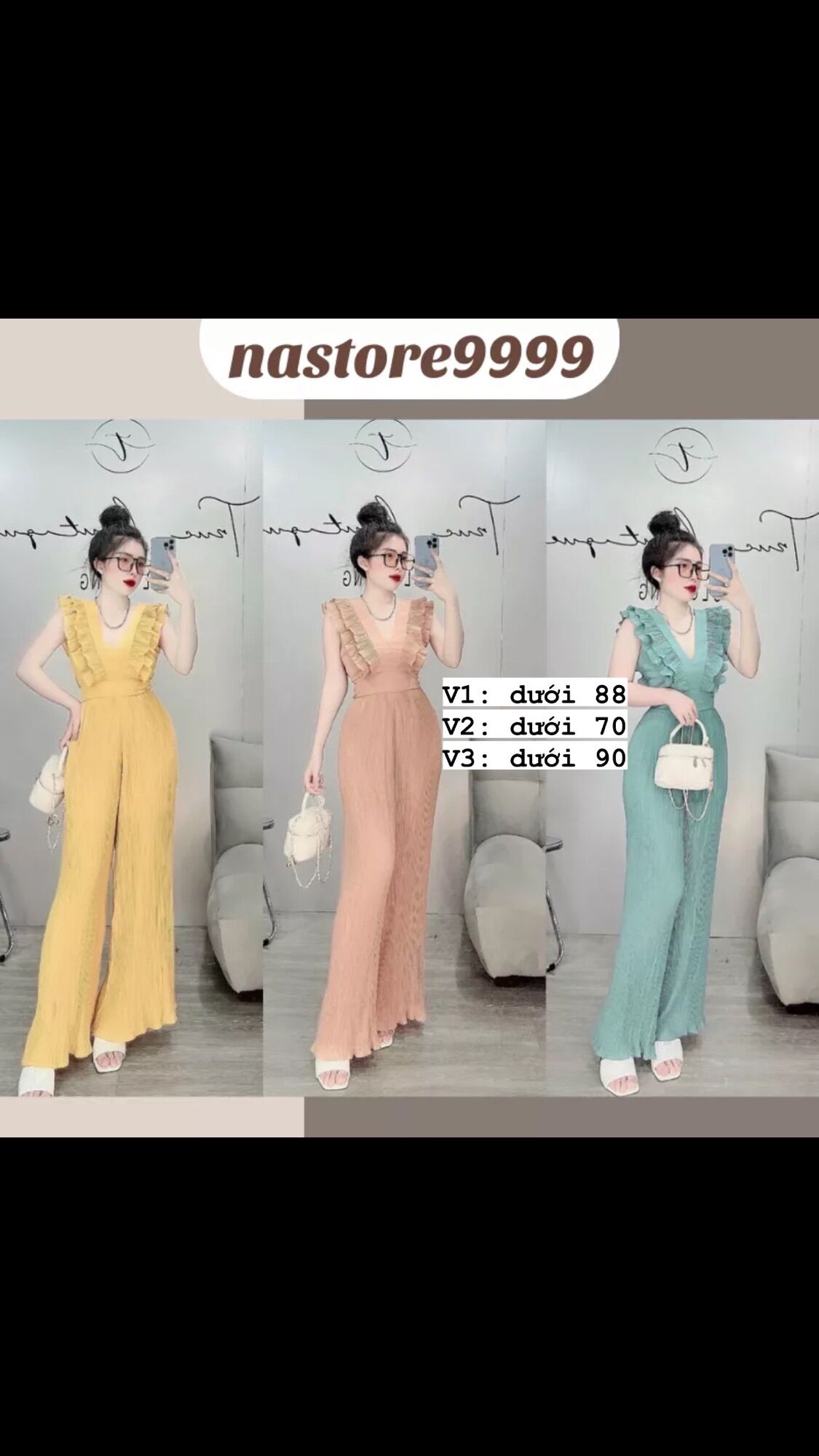 Jum dập ly dài cổ V bèo chất voan lụa có lót 40 - 55kg