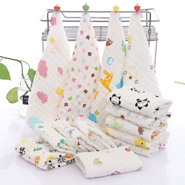 Khăn xô, khăn sữa 6 lớp rửa mặt loại dày